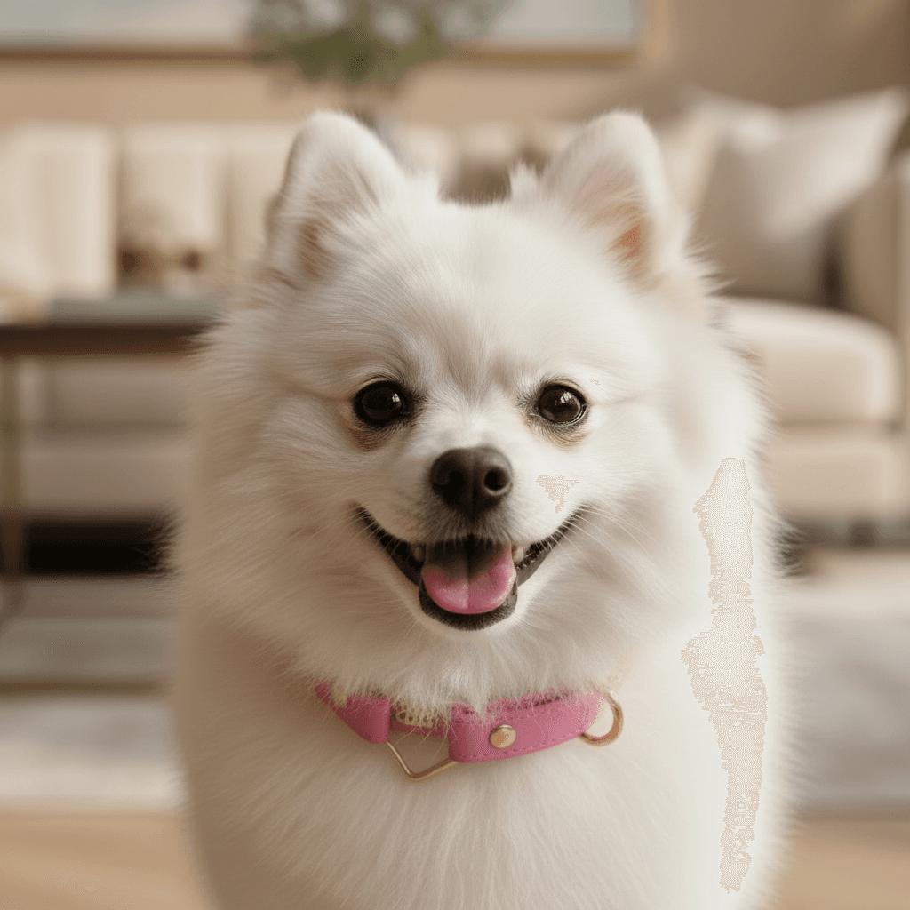 犬首輪 ハート型金具付き軽い犬首輪