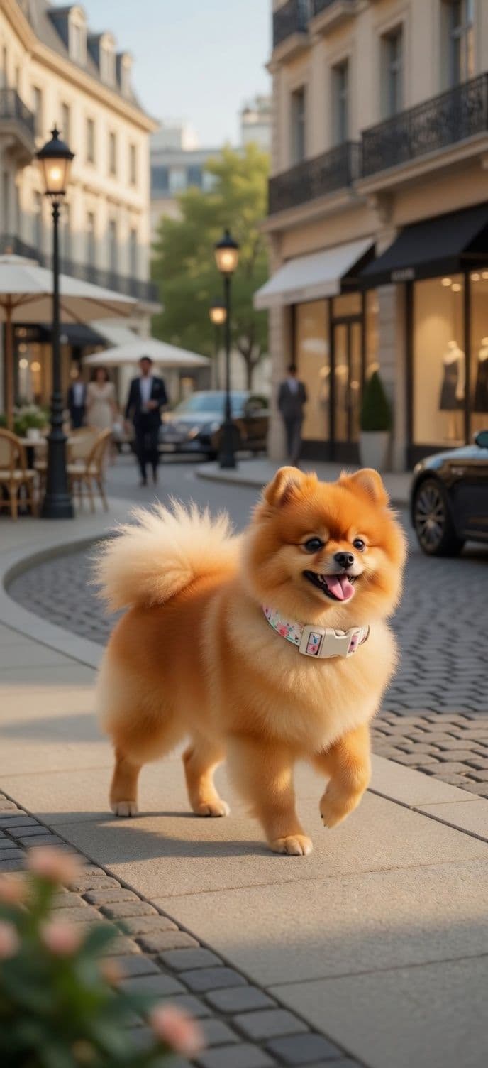 犬首輪 華やか花柄プリント小型犬用首輪