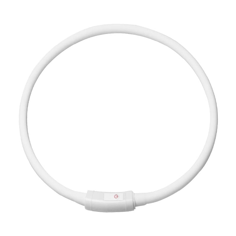 犬首輪 USB充電式 カラフルLED 発光パターン4種 夜間安全首輪